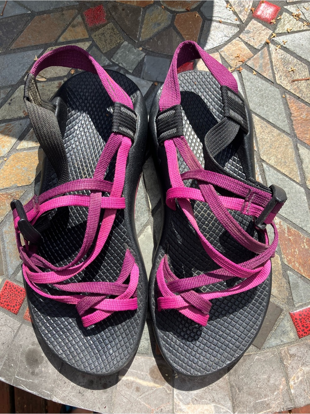 Women's Outdoor Sport Sandals - Black & Magenta Chaco